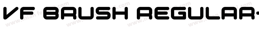Vf Brush Regular字体转换